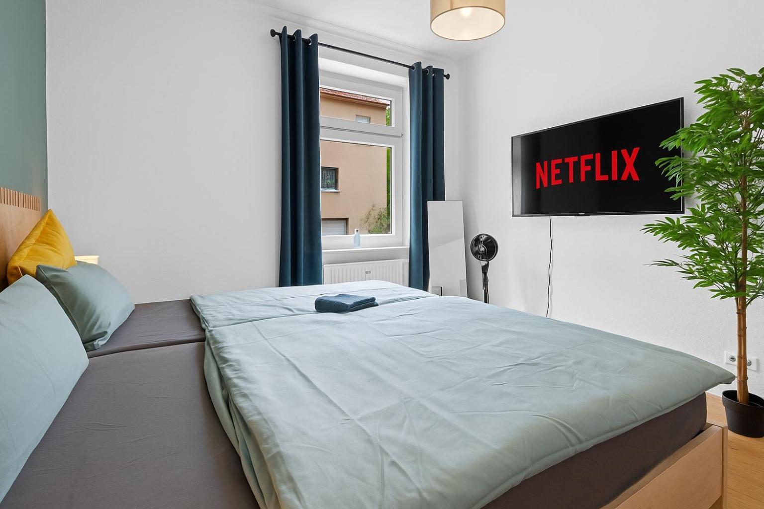Perfect For 6 Guests! - Zentrale Lage - Free Parking - 3 Schlafzimmer - Netflix - Smart Apartment Essen