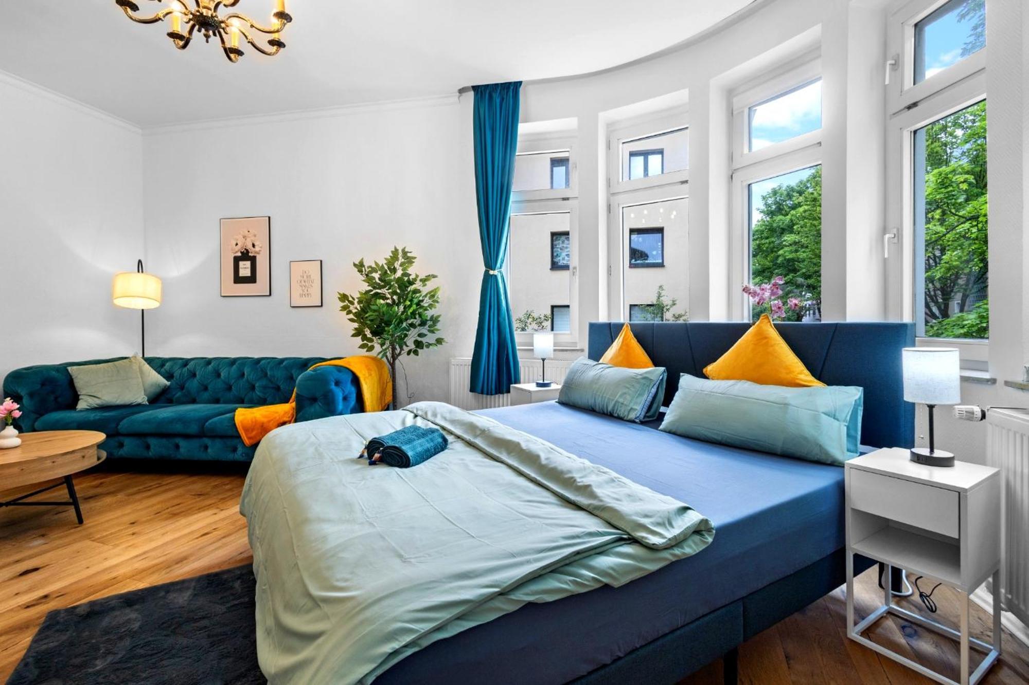 Perfect For 6 Guests! - Zentrale Lage - Free Parking - 3 Schlafzimmer - Netflix - Smart Apartment Essen